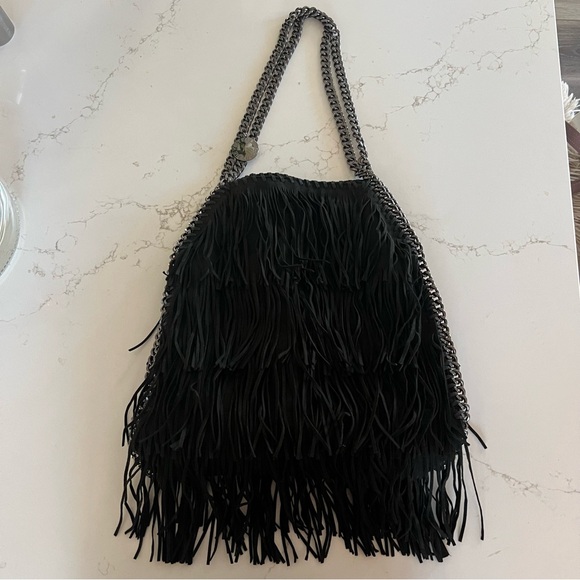 RARE RARE ..Stella McCarthy Falabella GORGEOUS SUEDE PURSE🖤 - Picture 8 of 10